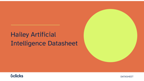 Hailey Artificial Intelligence Datasheet
