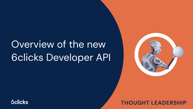 Featured image: Overview of the new 6clicks Developer API