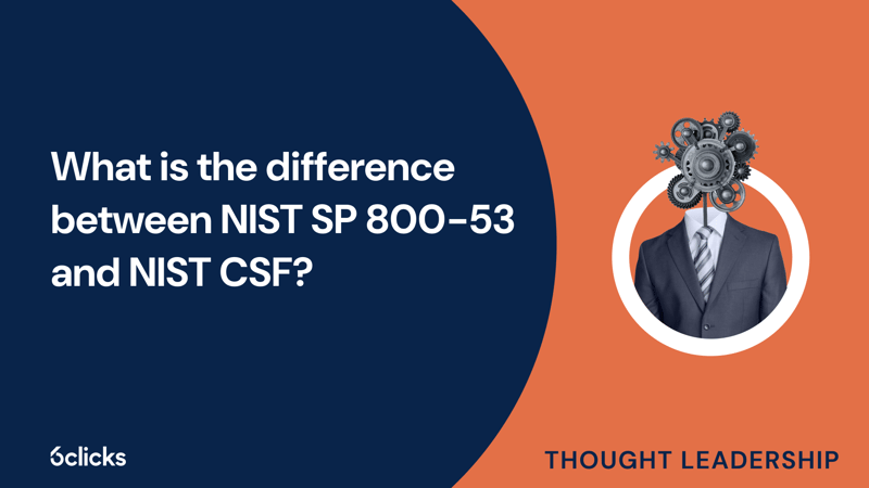 Featured image: What is the difference between NIST SP 800-53 and NIST CSF?