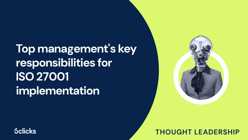 Featured image: Top management's key responsibilities for ISO 27001 implementation