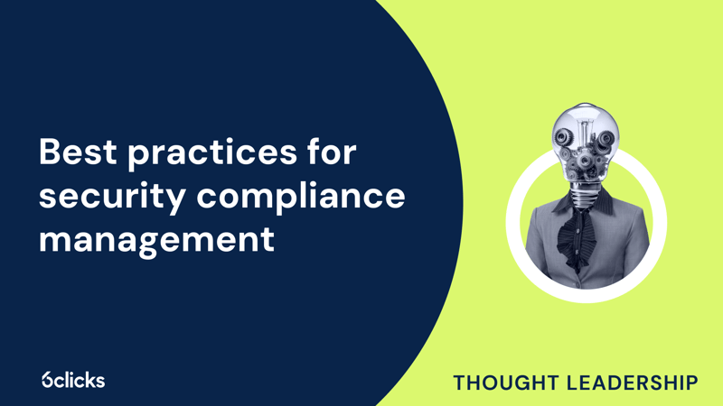 Featured image: Best practices for security compliance management