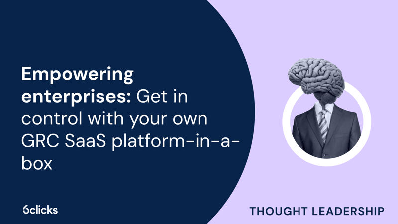 Featured image: Empowering enterprises: Leverage your own GRC SaaS platform-in-a-box