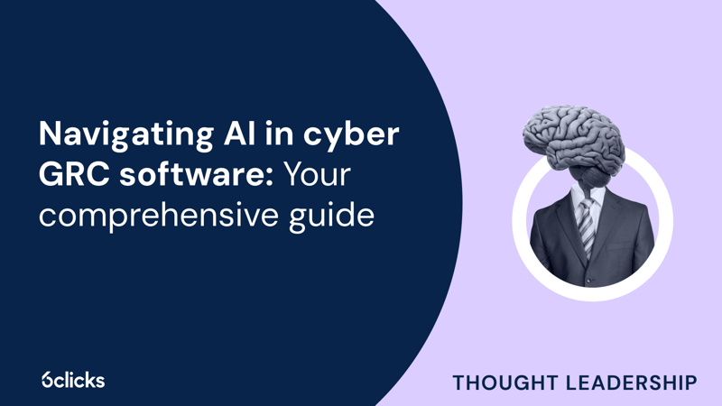 Featured image: Navigating AI in cyber GRC software: A comprehensive guide