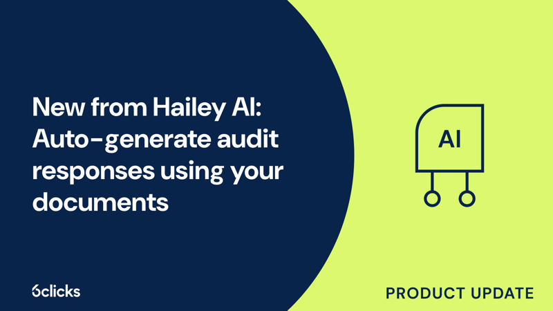 Featured image: New from Hailey AI: Auto-generate audit responses using your documents