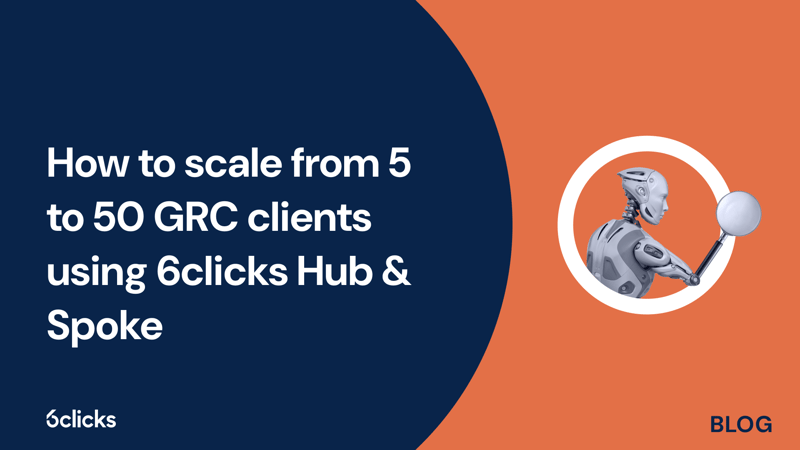Featured image: How to scale from 5 to 50 GRC clients using 6clicks Hub & Spoke