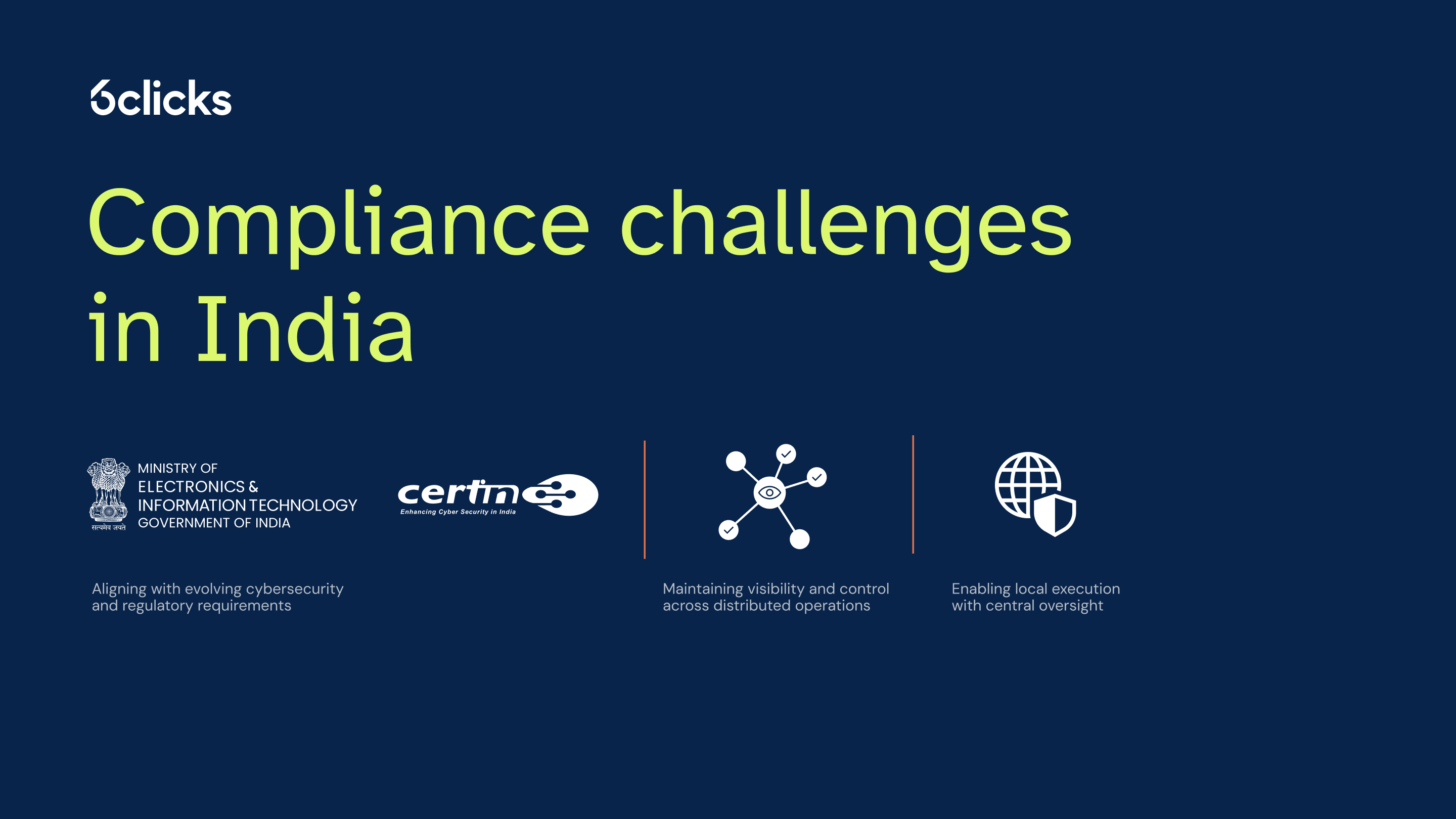 Compliance challenges in India