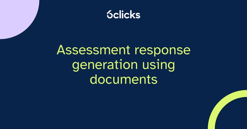 Featured image: Assessment response generation using documents