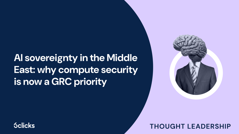 Featured image: The Strait of Hormuz crisis has made AI sovereignty a strategic imperative. Learn why GRC leaders in the Middle East must act now to secure compute infrastructure.