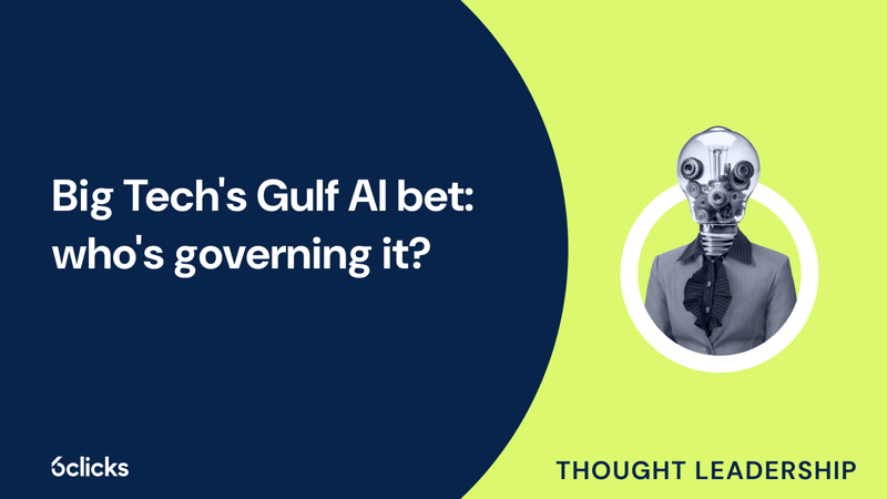 Featured image: Big Tech is pouring $15B+ into AI infrastructure across the Gulf. Discover why sovereign AI governance is the missing layer — and how GRC teams can act now.
