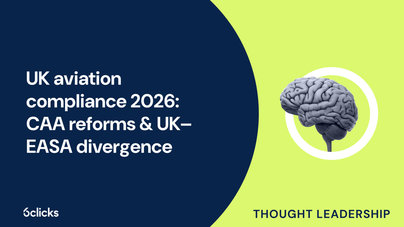 Featured image: UK aviation compliance 2026: CAA reforms & UK–EASA divergence