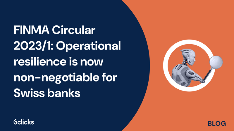 Featured image: FINMA Circular 2023/1: Operational resilience is now non-negotiable for Swiss banks