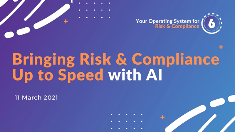 Featured image: Bringing Risk and Compliance up to Speed with Artificial Intelligence - Webinar