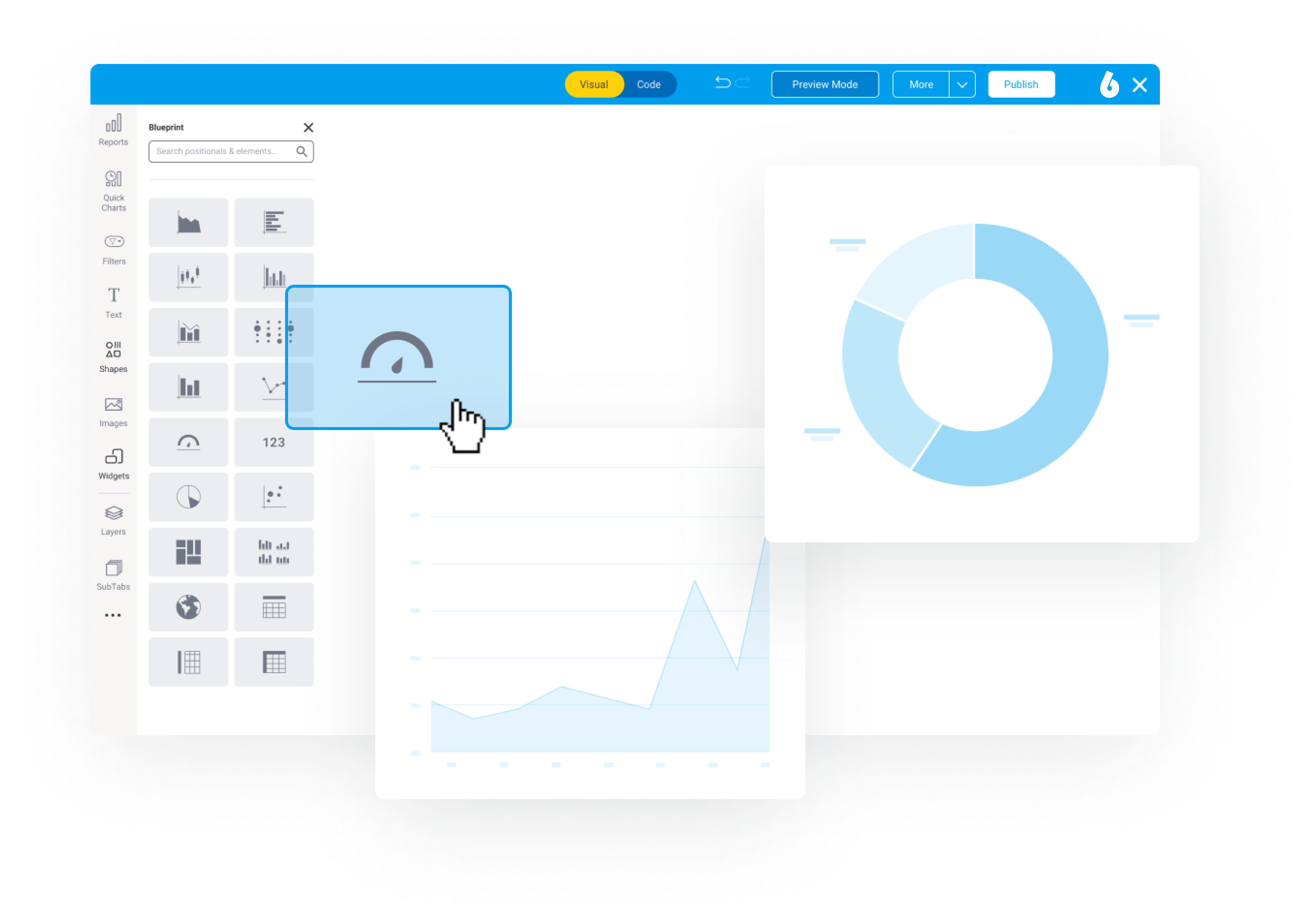 6clicks Data Visualization Dashboard Fast