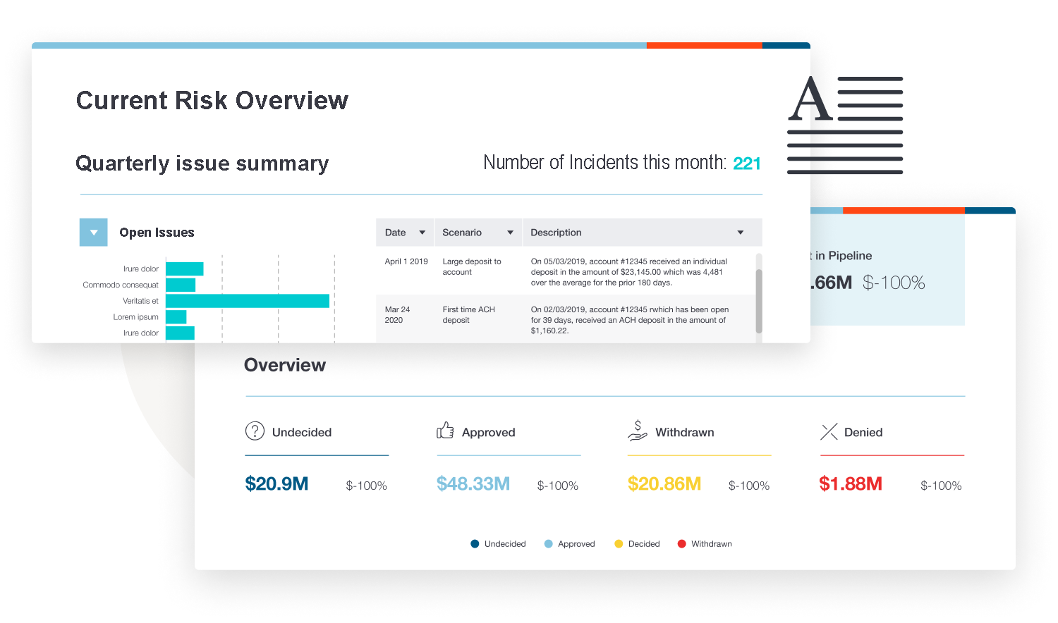 6clicks Data Visualization Text