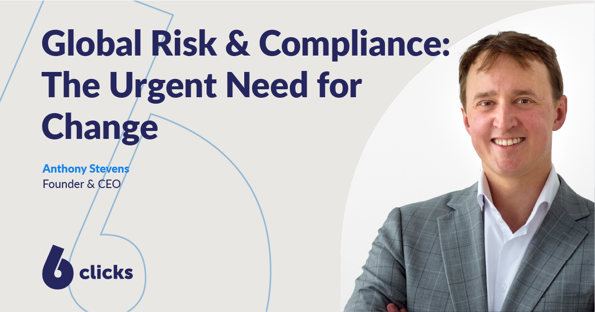 Global Risk & Compliance: The Urgent Need for Change
