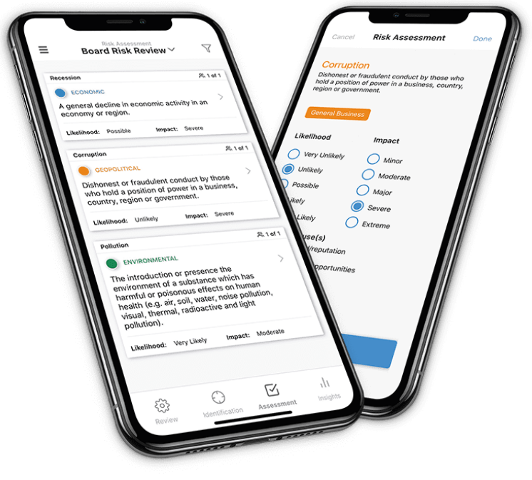 6clicks Risk Review for Teams Sample Screenshot
