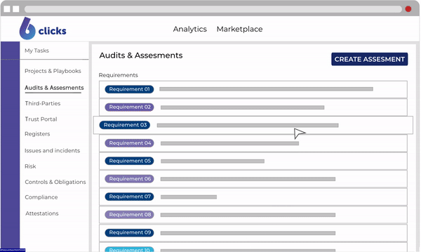 Automate risk assessments for Enterprise Risk Management